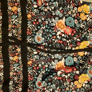 Loft floral print skirt